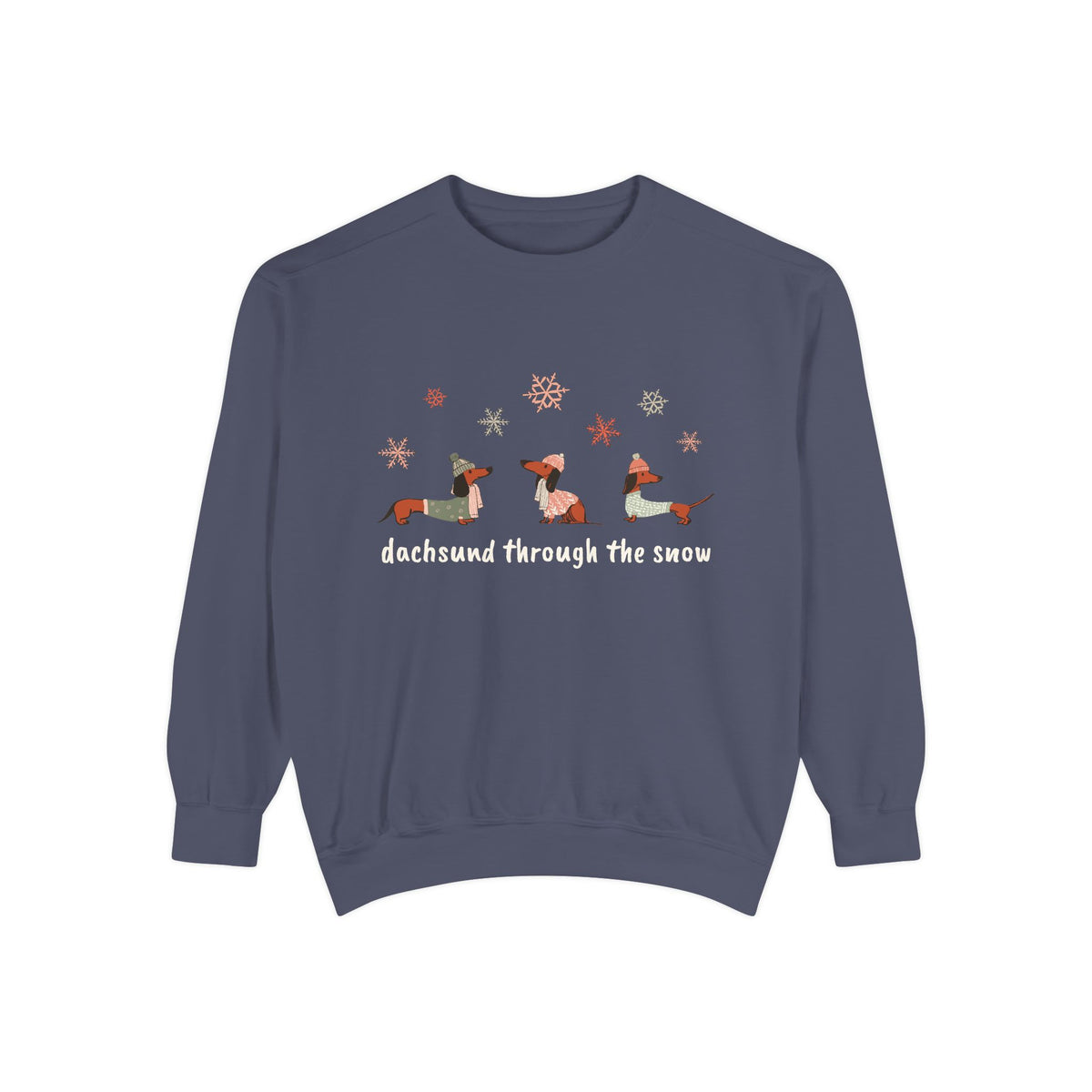 Dachshund through the Snow (Colors) - Unisex Sweatshirt