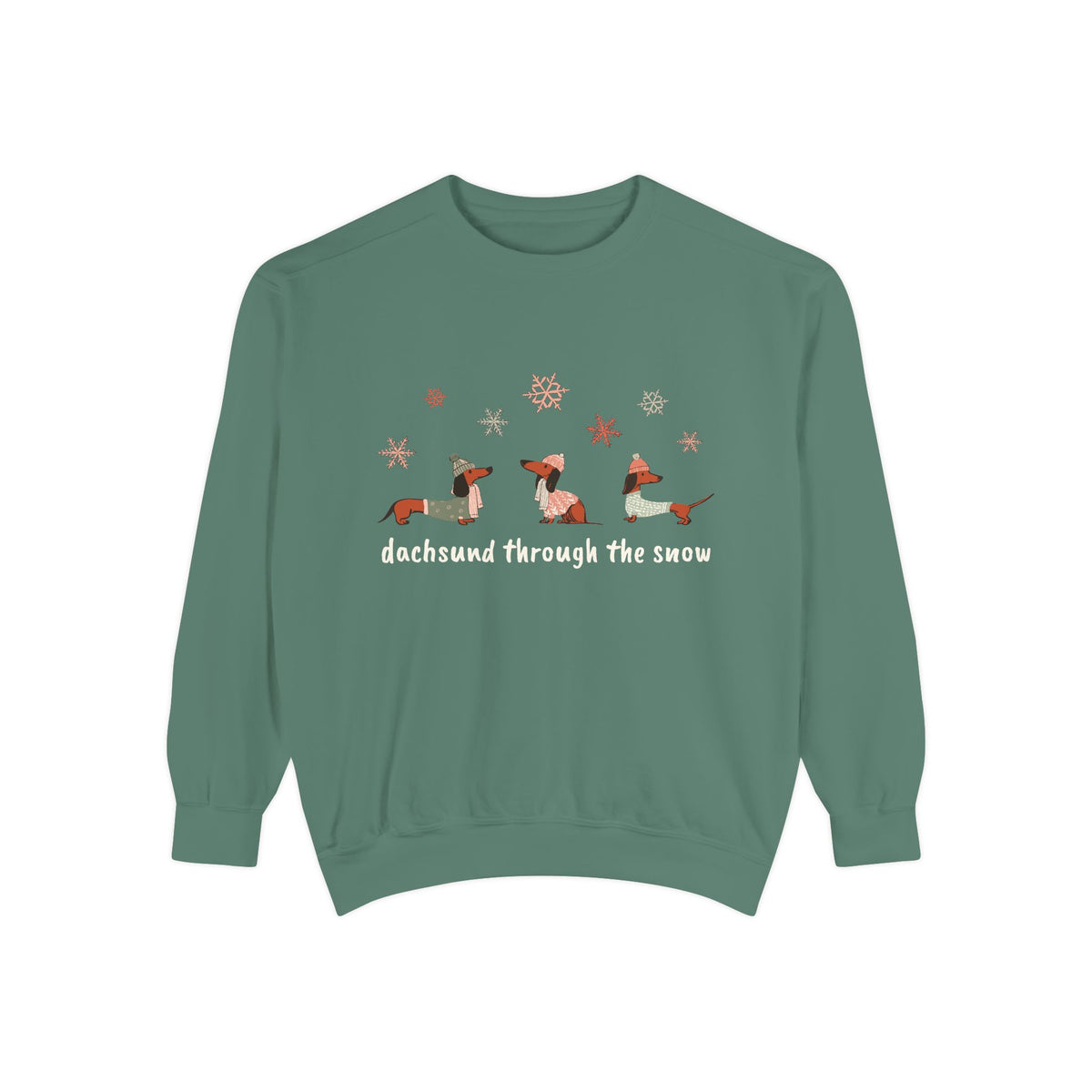 Dachshund through the Snow (Colors) - Unisex Sweatshirt