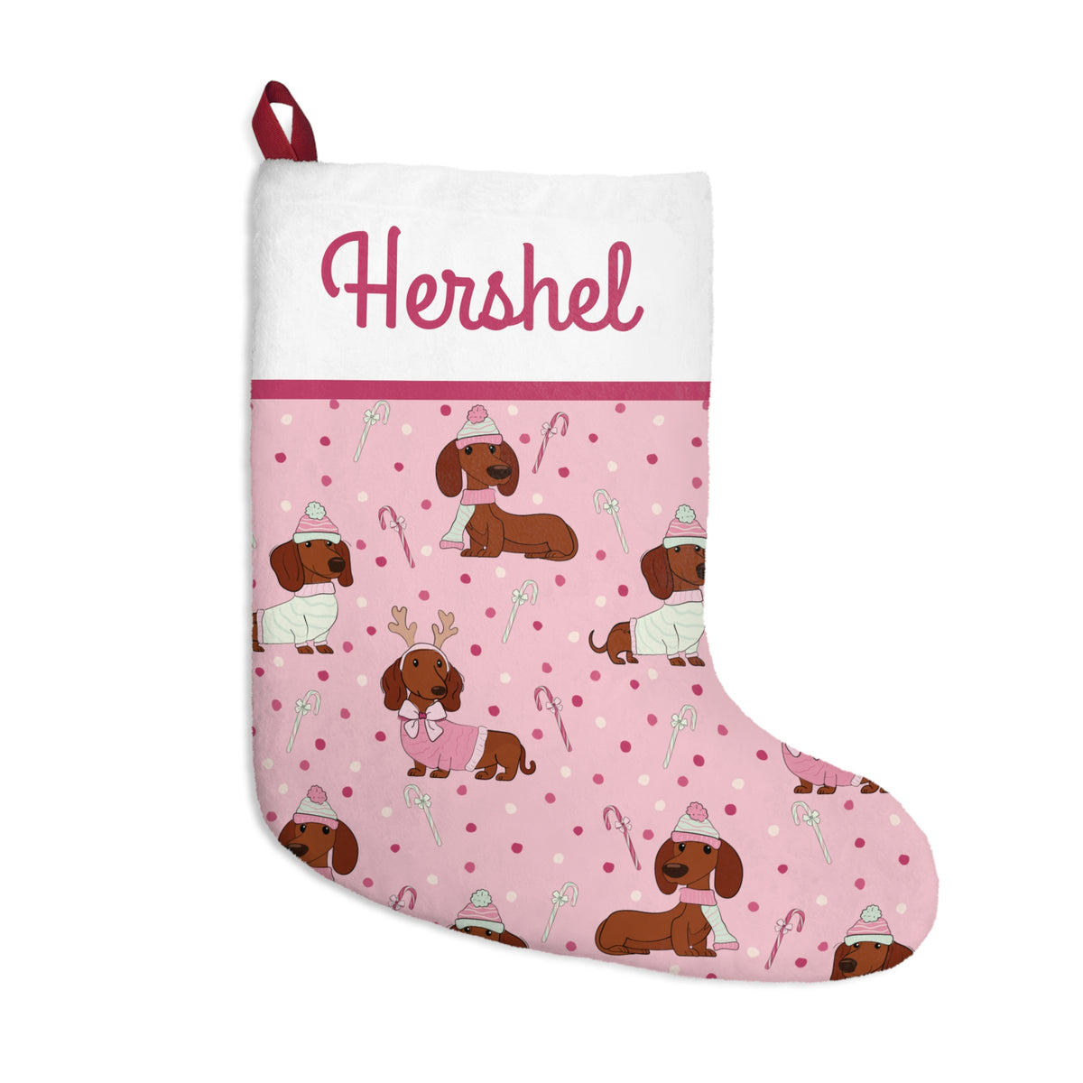 Walking in a Weiner Wonderland - Personalized Christmas Stockings