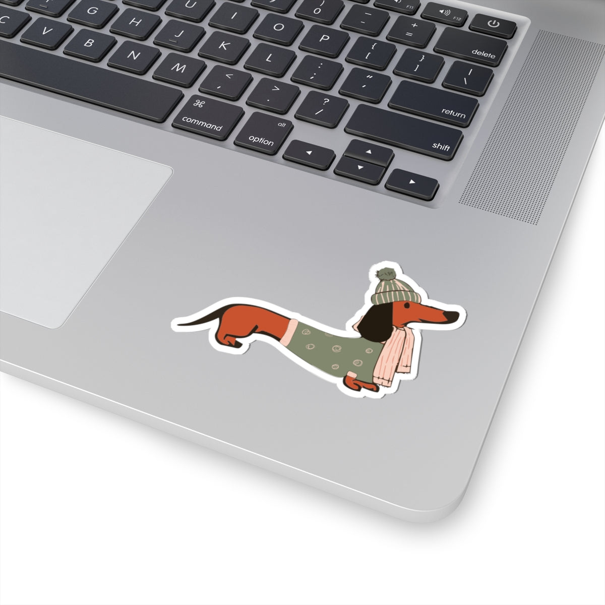 Christmas Dachshund — Kiss-Cut Sticker