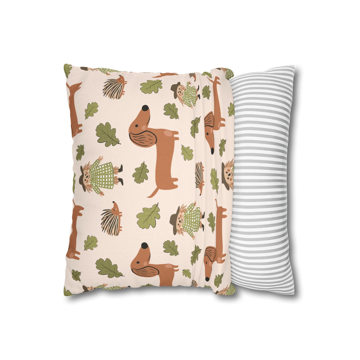 Sausages & Scarecrows (Tan) - Pillowcase