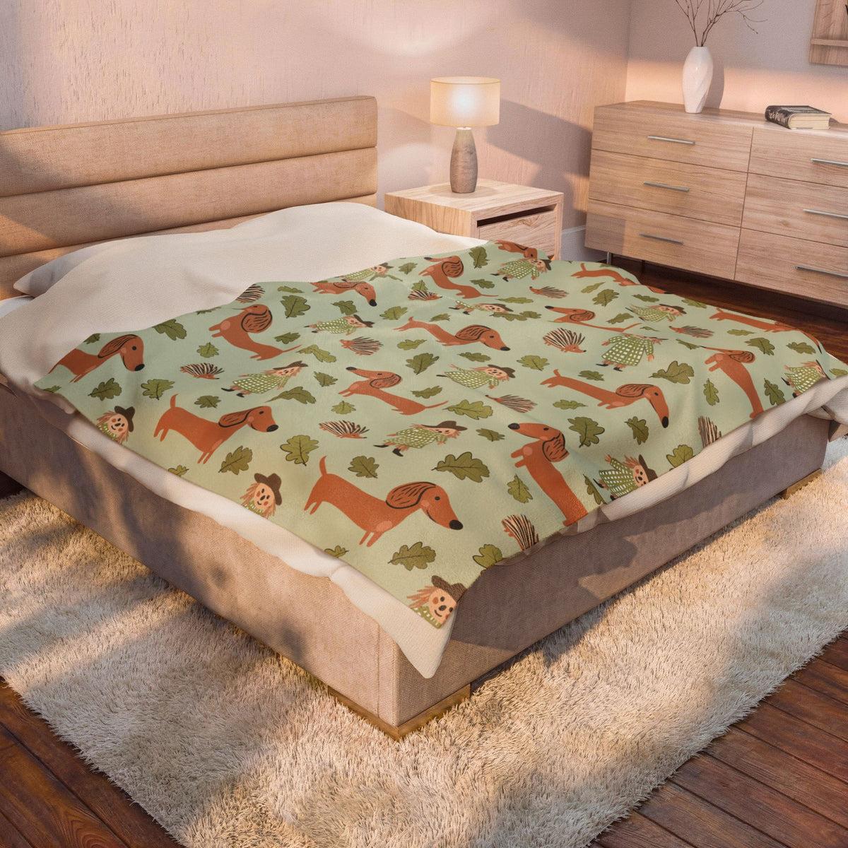 Sausages & Scarecrows - Plush Blanket