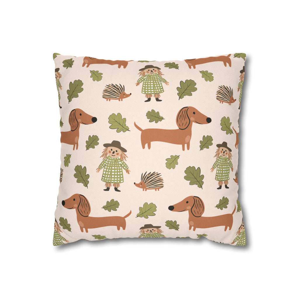 Sausages & Scarecrows (Tan) - Pillowcase