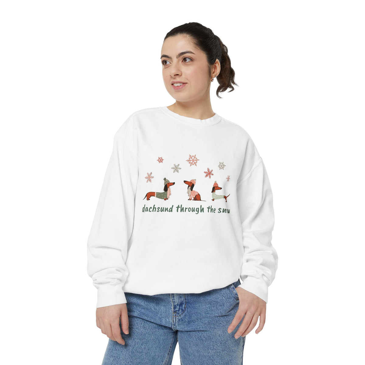 Dachshund through the Snow - Unisex Sweatshirt